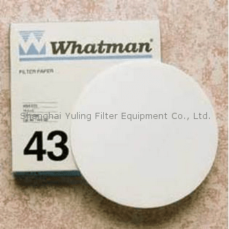 Whatman 定量滤纸 Grade 43, 1443-090, 1443-110, 1443-125, 1443-150